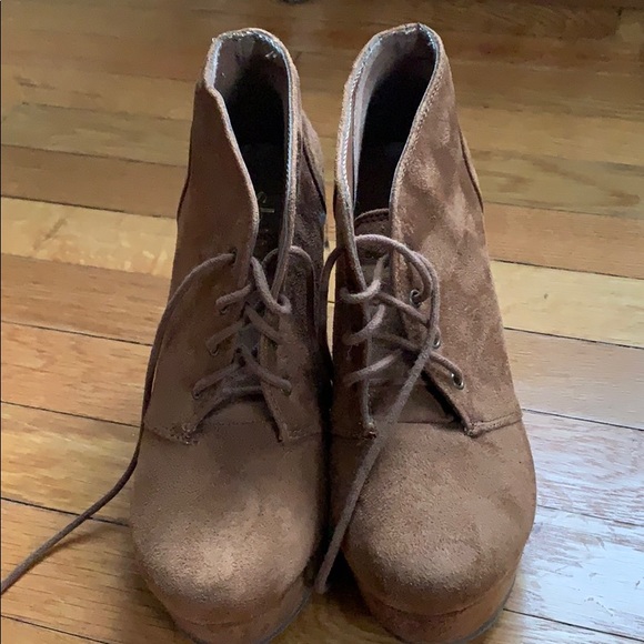 shï brown wedges - Picture 1 of 2